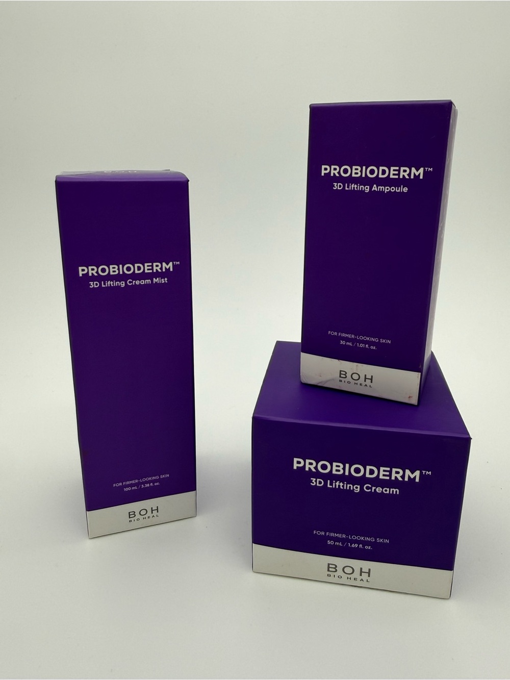 BIOHEAL BOH Probioderm 3D Lifting 3 Piece Skincare Set NEW Sealed